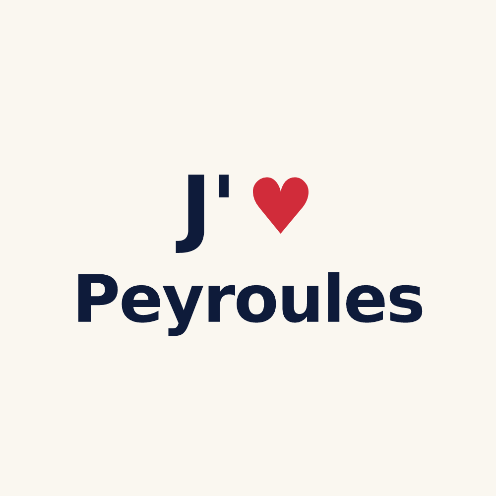 Tasse personnalisée Peyroules — design J'aime Peyroules