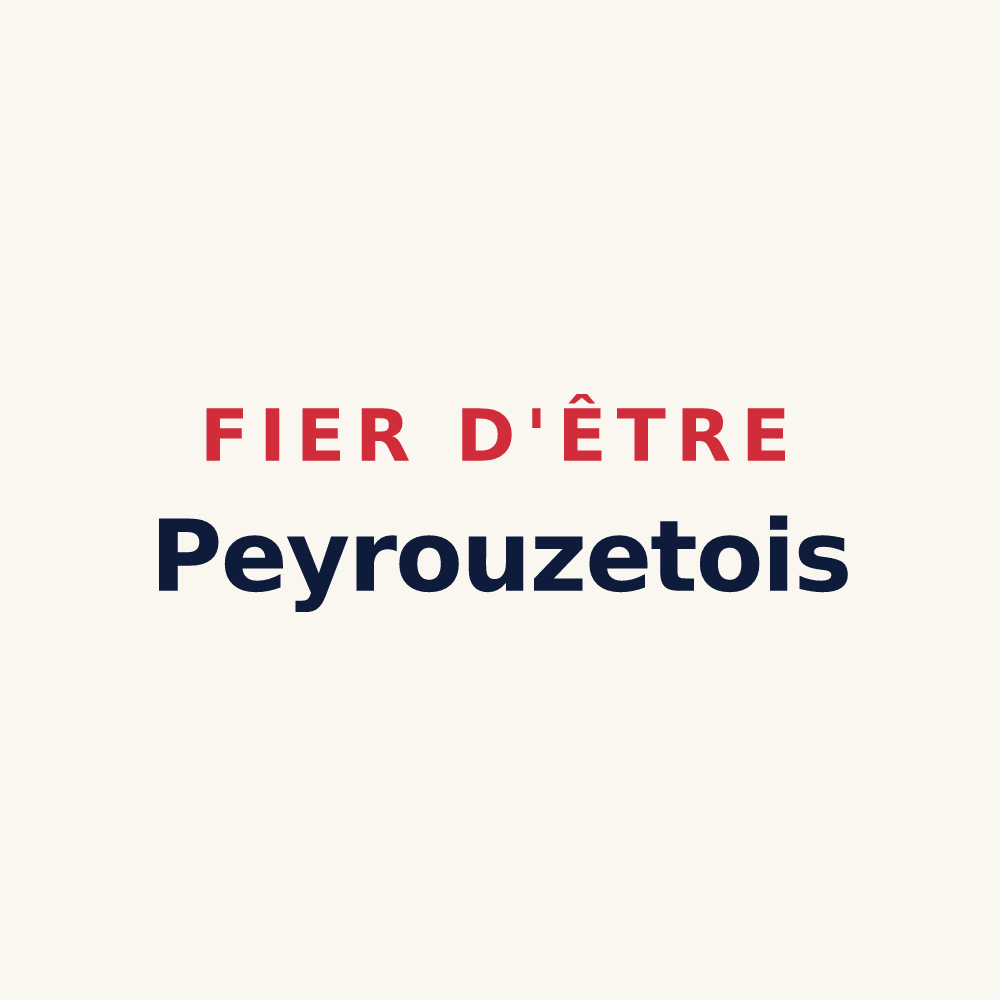 Tasse « Fier d'être Peyrouzetois » — design pour Peyrouzet