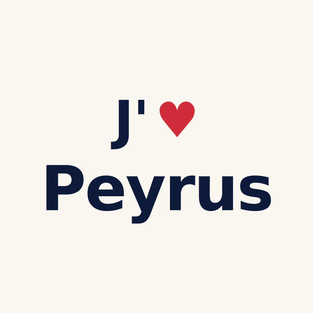 Tasse personnalisée Peyrus — design J'aime Peyrus