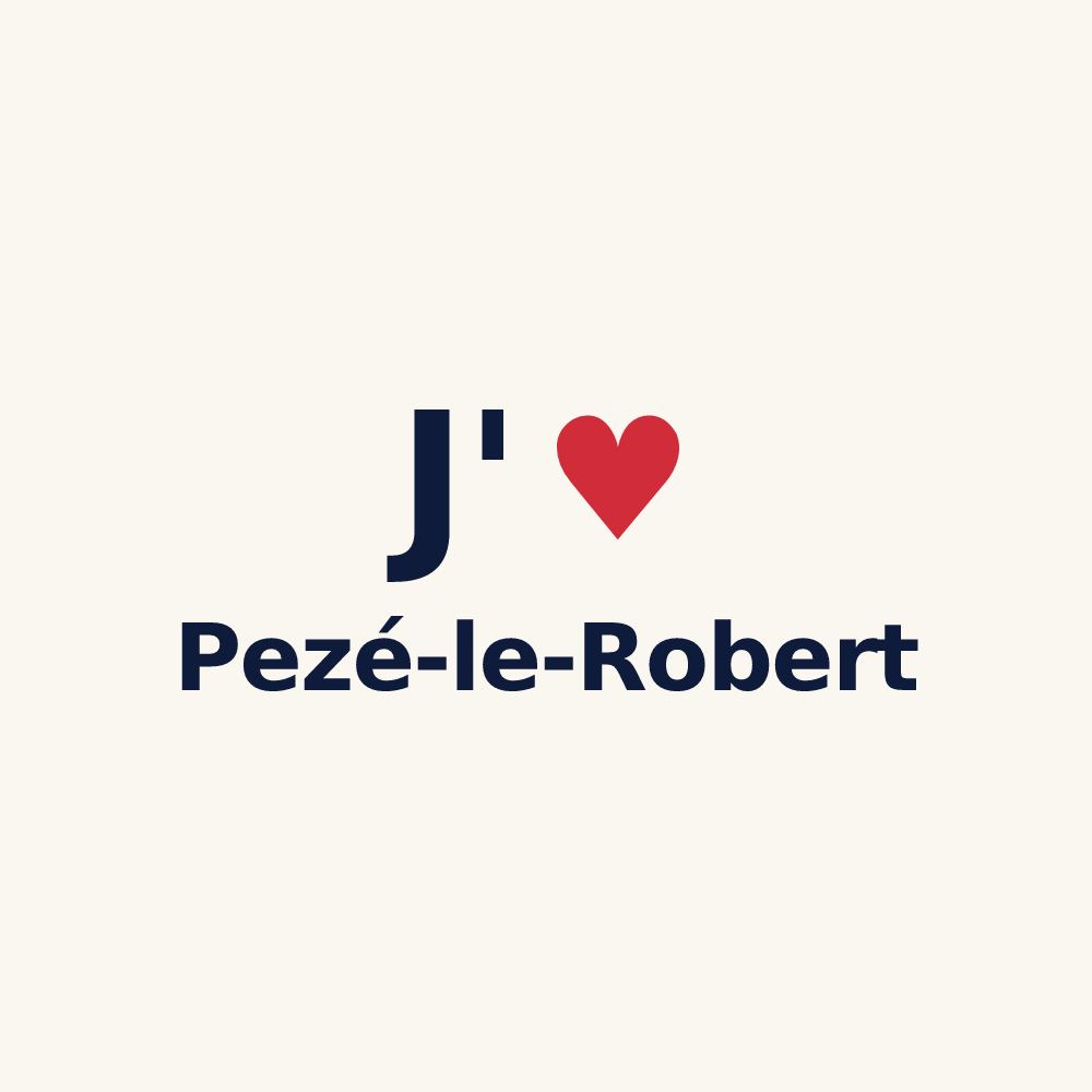 Tasse personnalisée Pezé-le-Robert — design J'aime Pezé-le-Robert