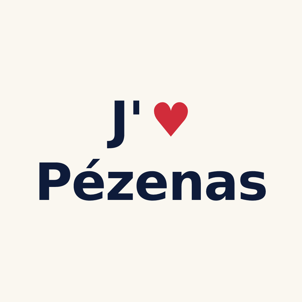 Tasse personnalisée Pézenas — design J'aime Pézenas