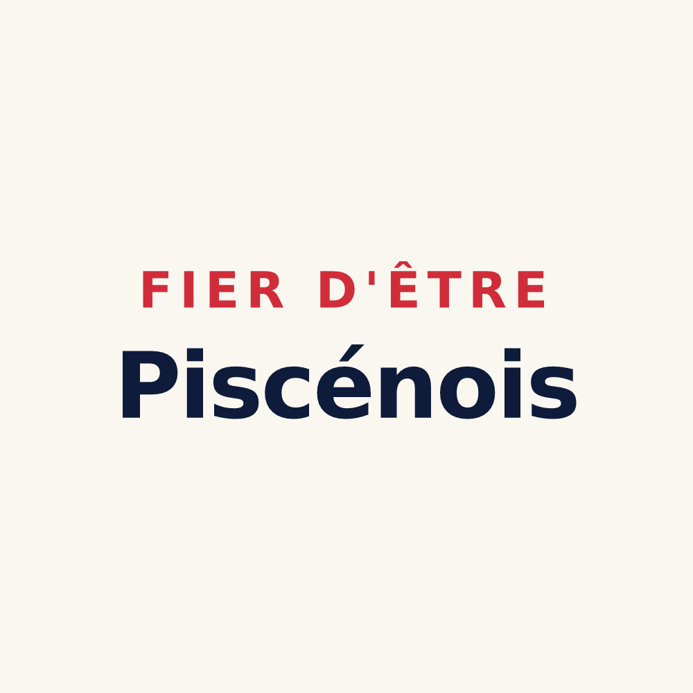 Tasse « Fier d'être Piscénois » — design pour Pézenas