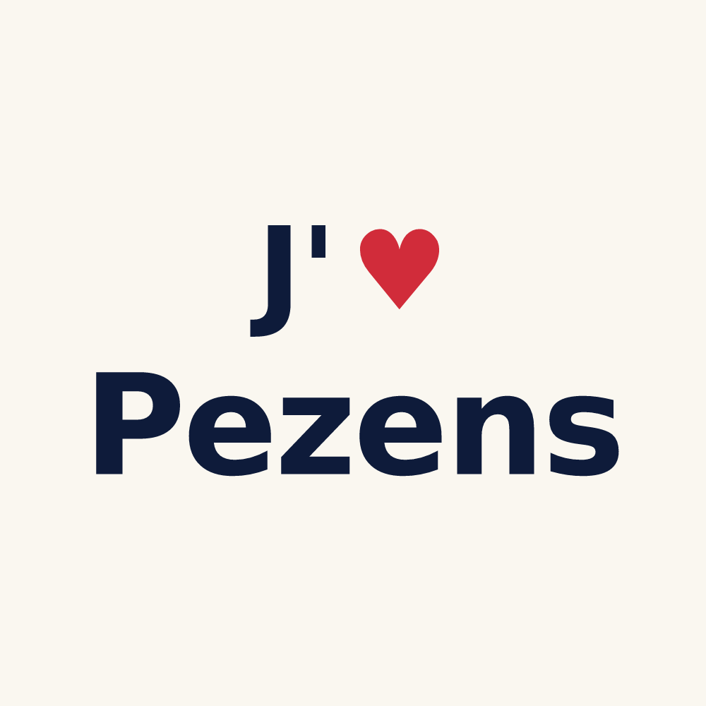 Tasse personnalisée Pezens — design J'aime Pezens