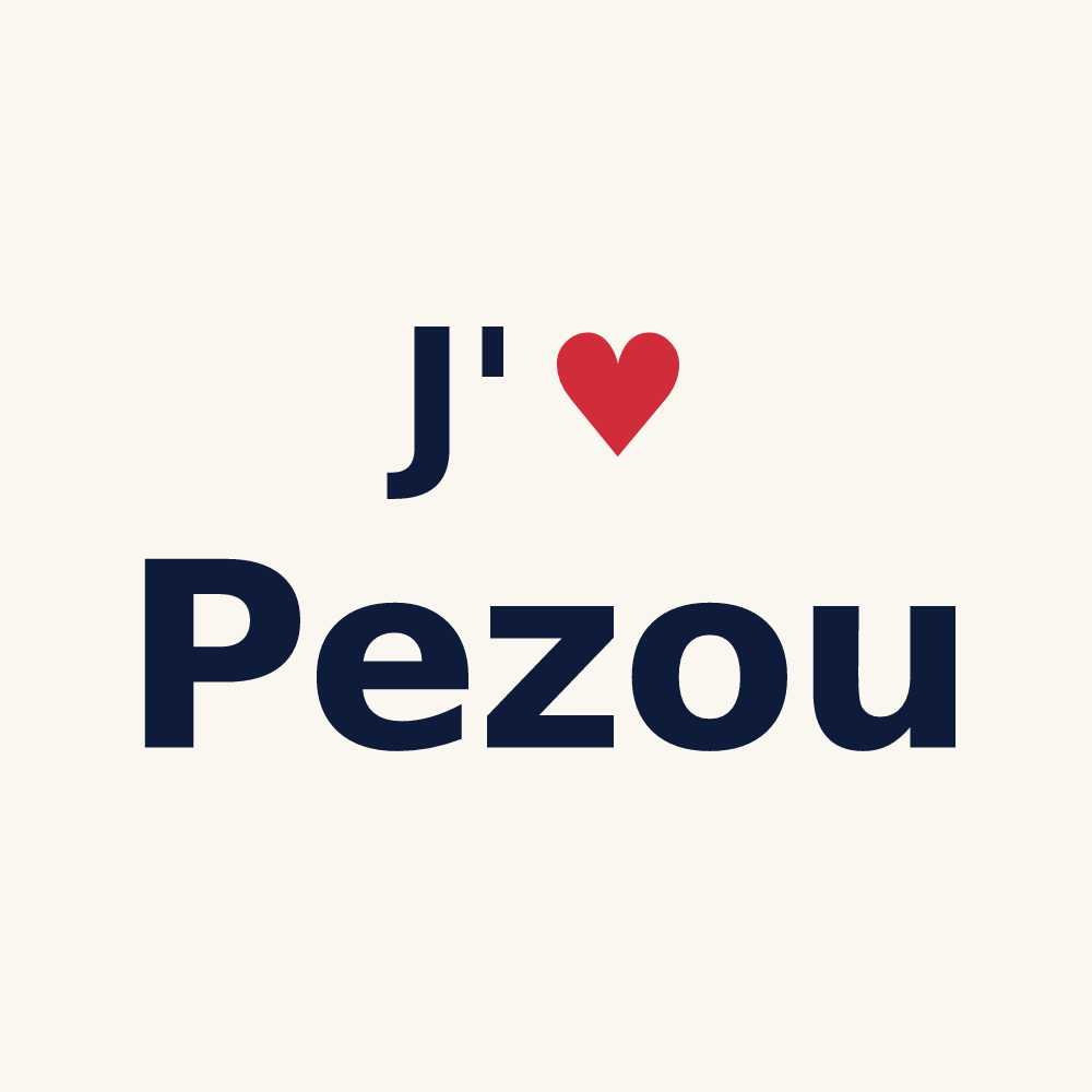 Tasse personnalisée Pezou — design J'aime Pezou
