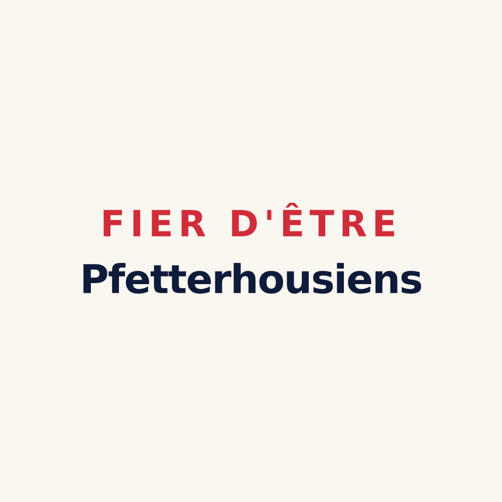 Tasse « Fier d'être Pfetterhousiens » — design pour Pfetterhouse