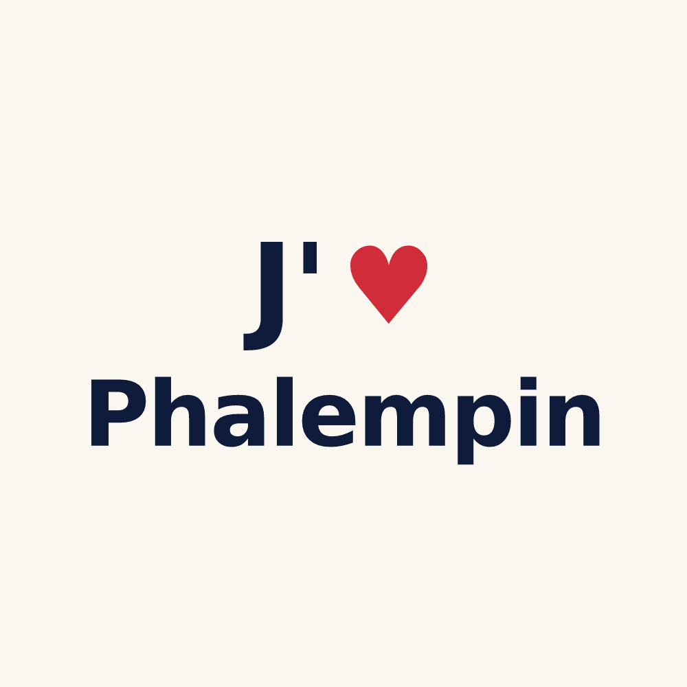 Tasse personnalisée Phalempin — design J'aime Phalempin