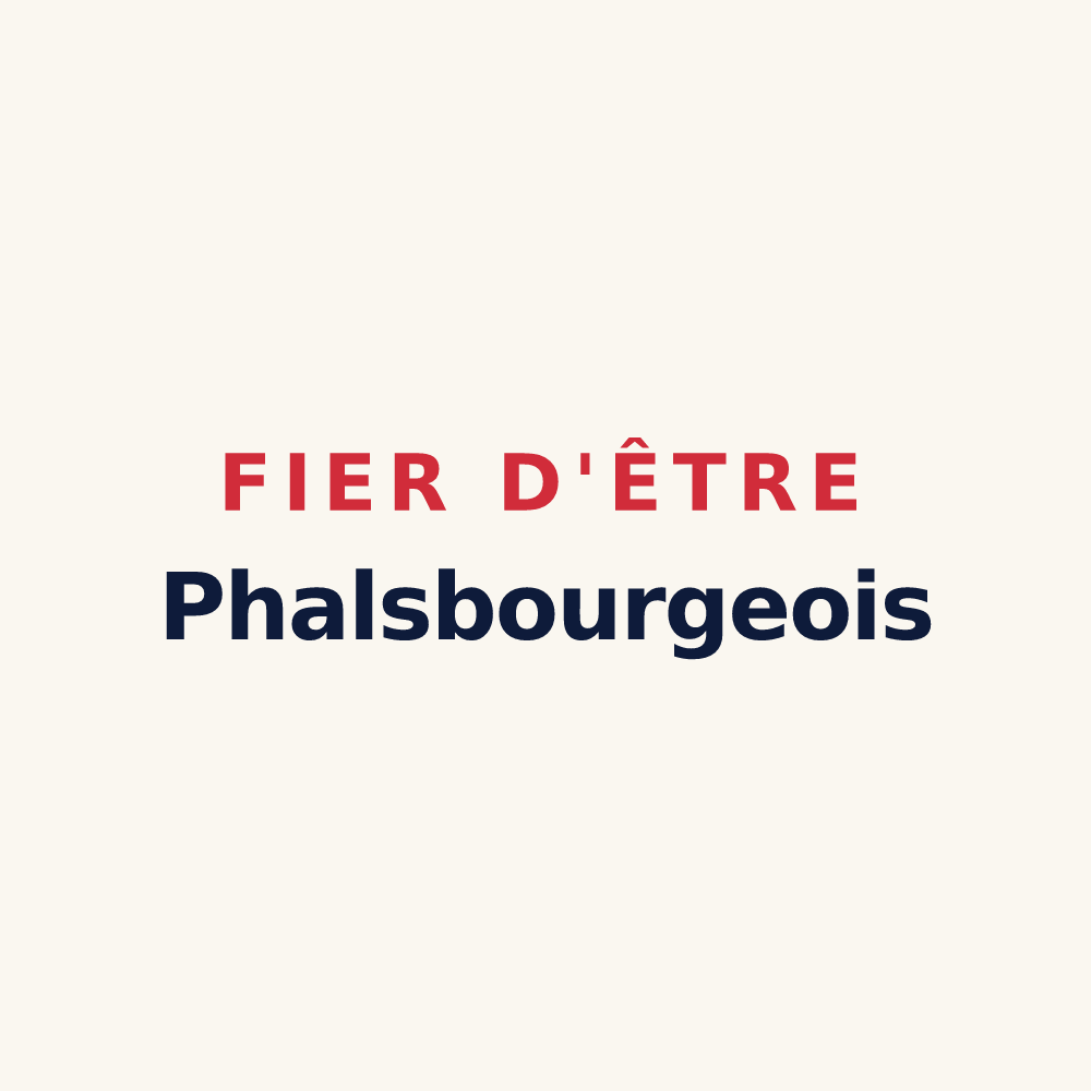 Tasse « Fier d'être Phalsbourgeois » — design pour Phalsbourg