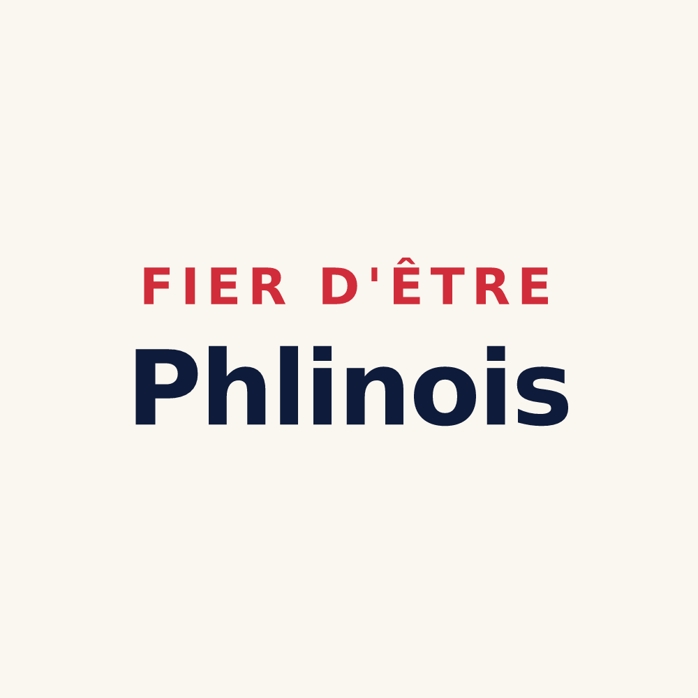 Tasse « Fier d'être Phlinois » — design pour Phlin