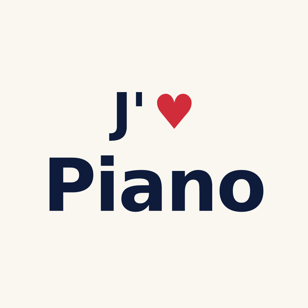 Tasse personnalisée Piano — design J'aime Piano