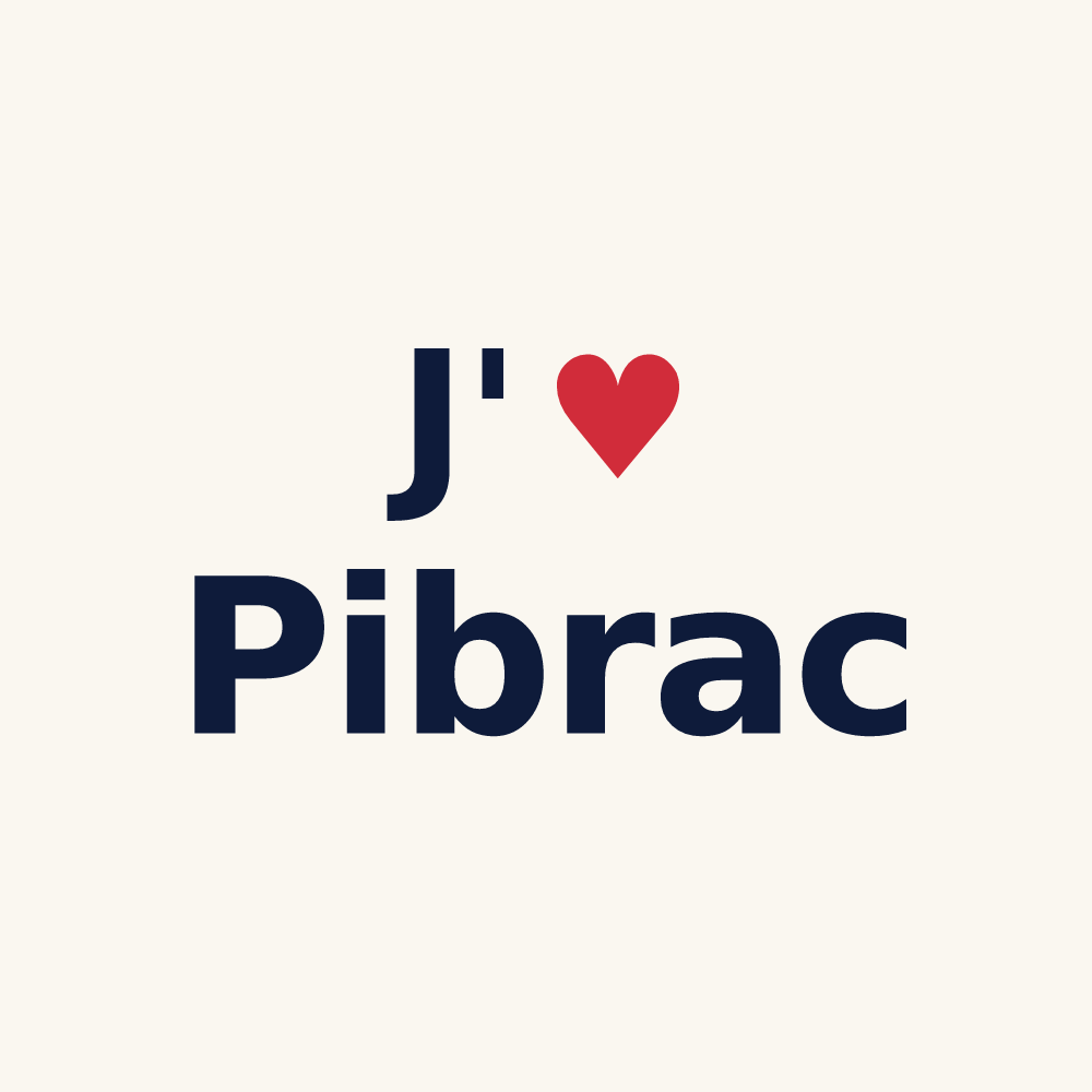 Tasse personnalisée Pibrac — design J'aime Pibrac