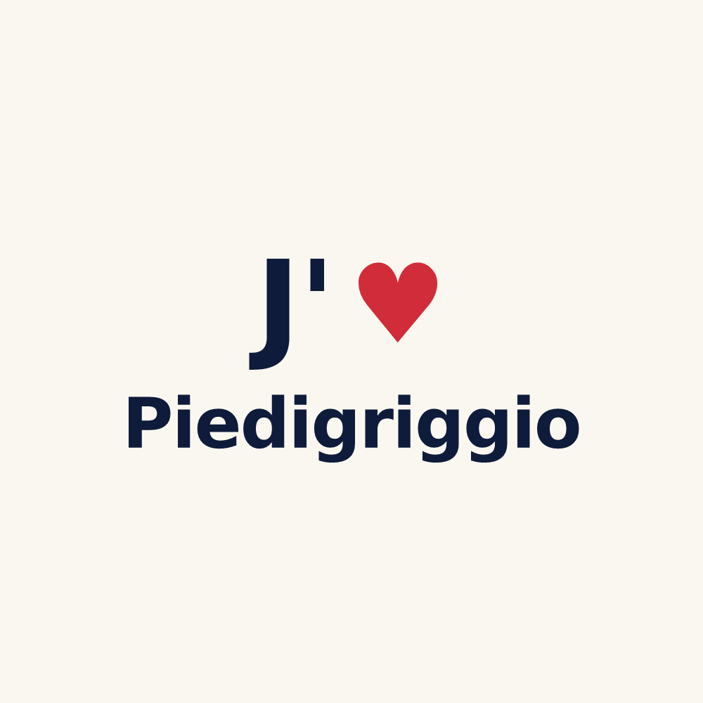 Tasse personnalisée Piedigriggio — design J'aime Piedigriggio