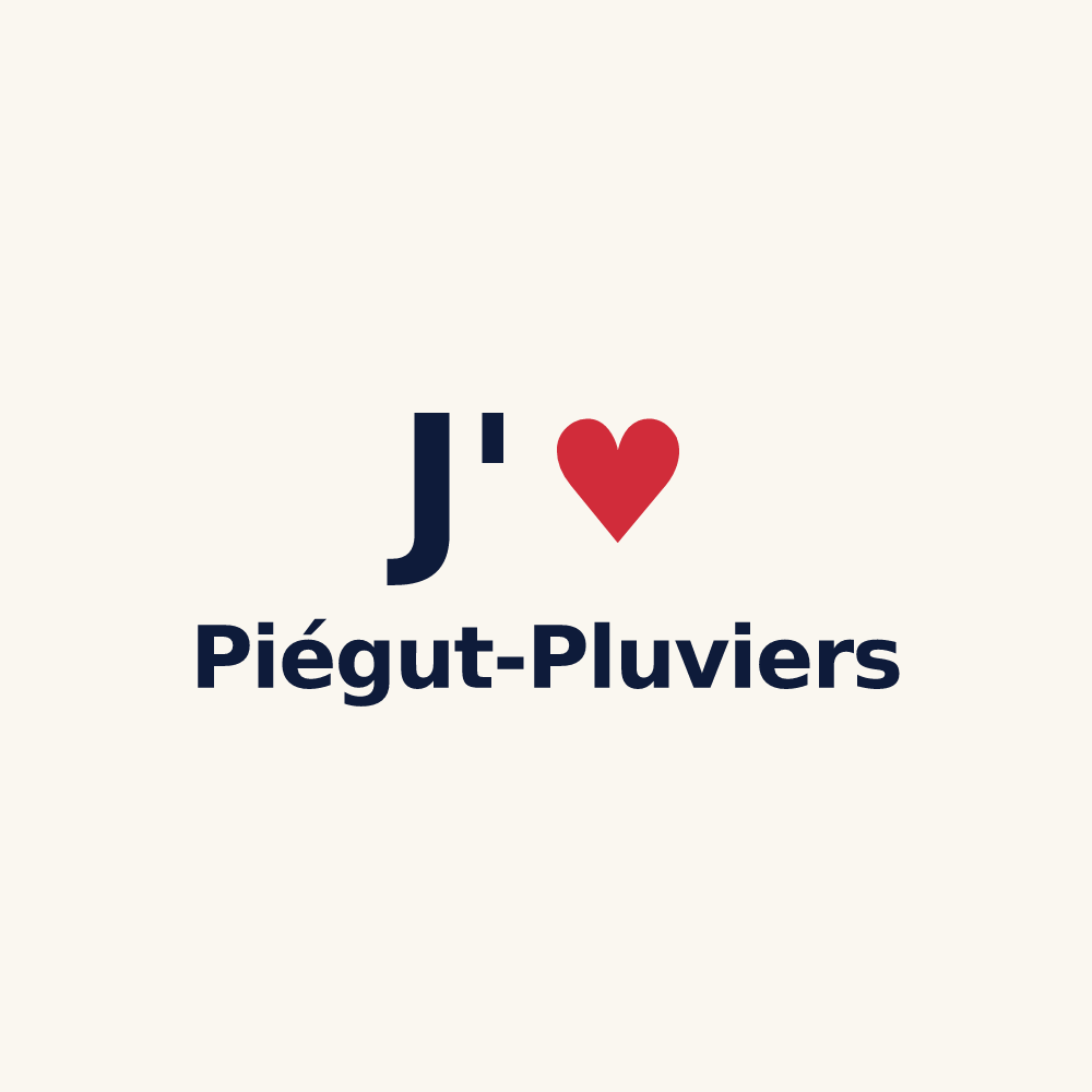 Tasse personnalisée Piégut-Pluviers — design J'aime Piégut-Pluviers
