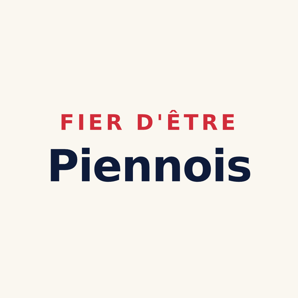 Tasse « Fier d'être Piennois » — design pour Piennes-Onvillers