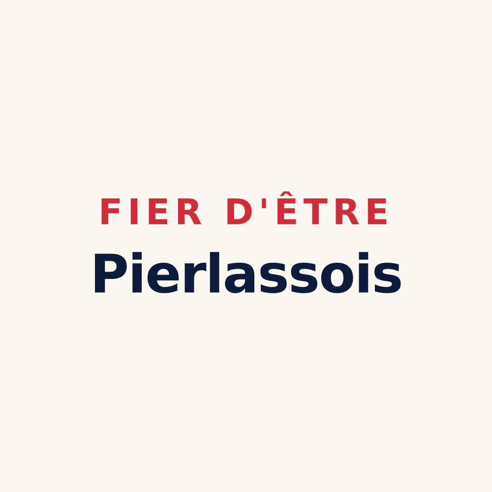 Tasse « Fier d'être Pierlassois » — design pour Pierlas