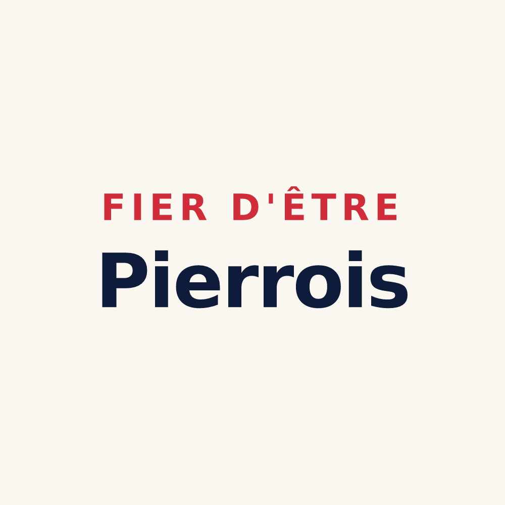 Tasse « Fier d'être Pierrois » — design pour Pierre-de-Bresse