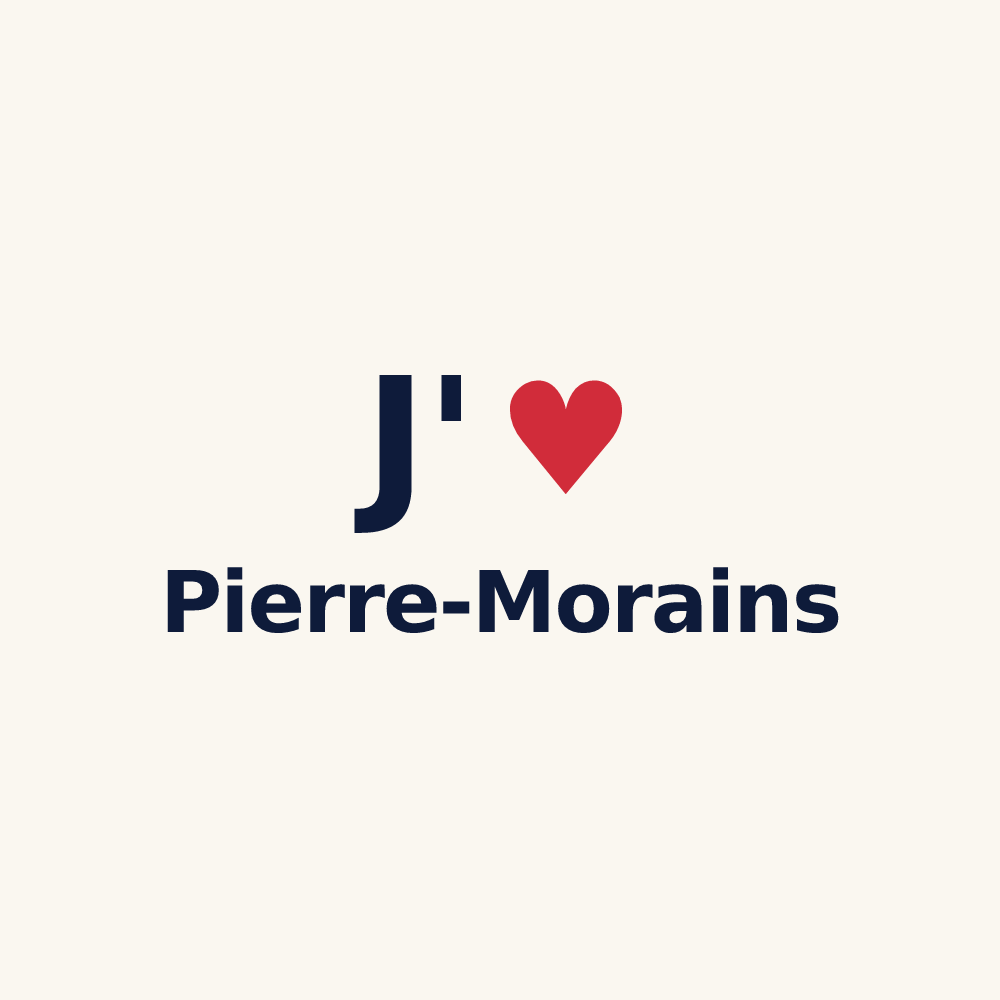 Tasse personnalisée Pierre-Morains — design J'aime Pierre-Morains