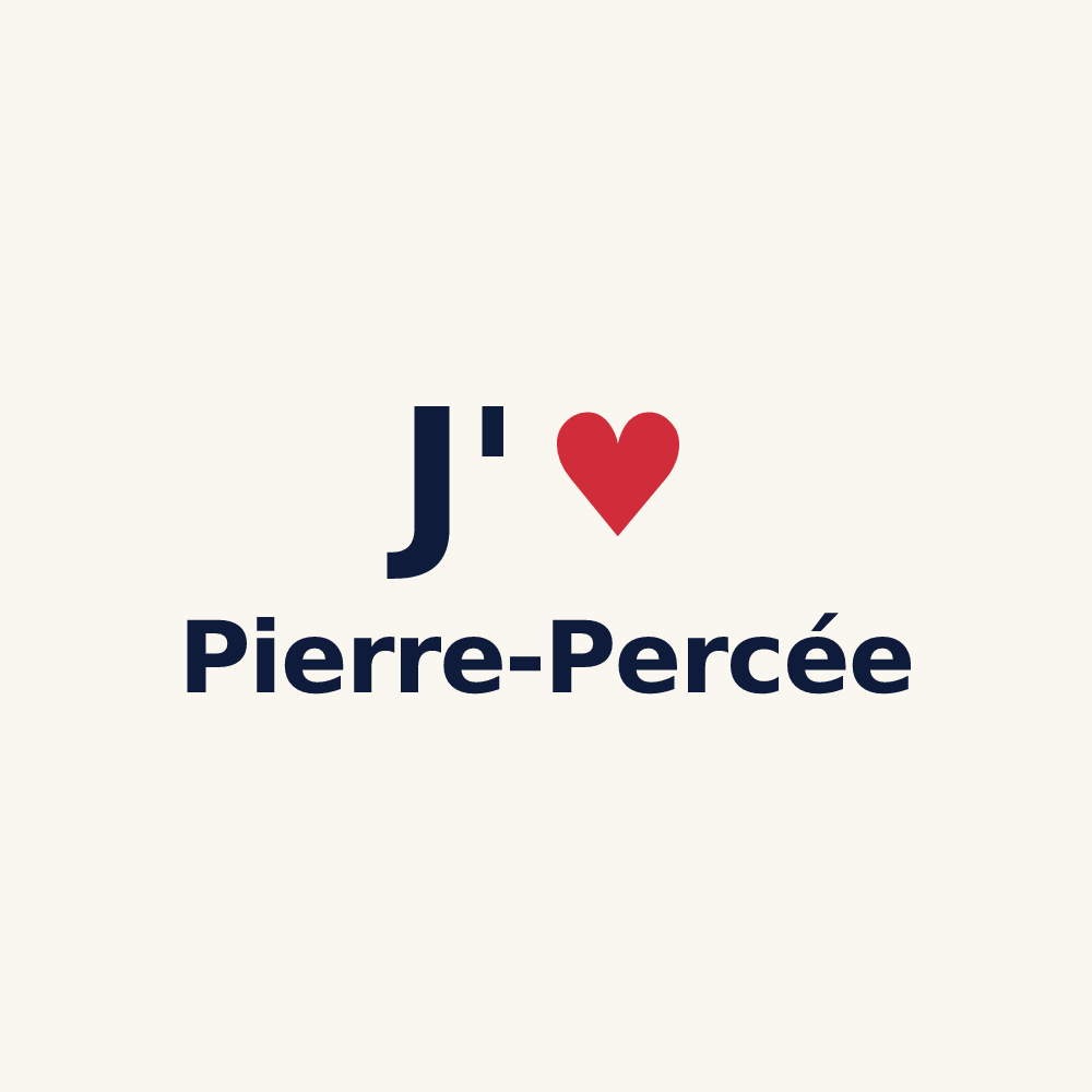 Tasse personnalisée Pierre-Percée — design J'aime Pierre-Percée
