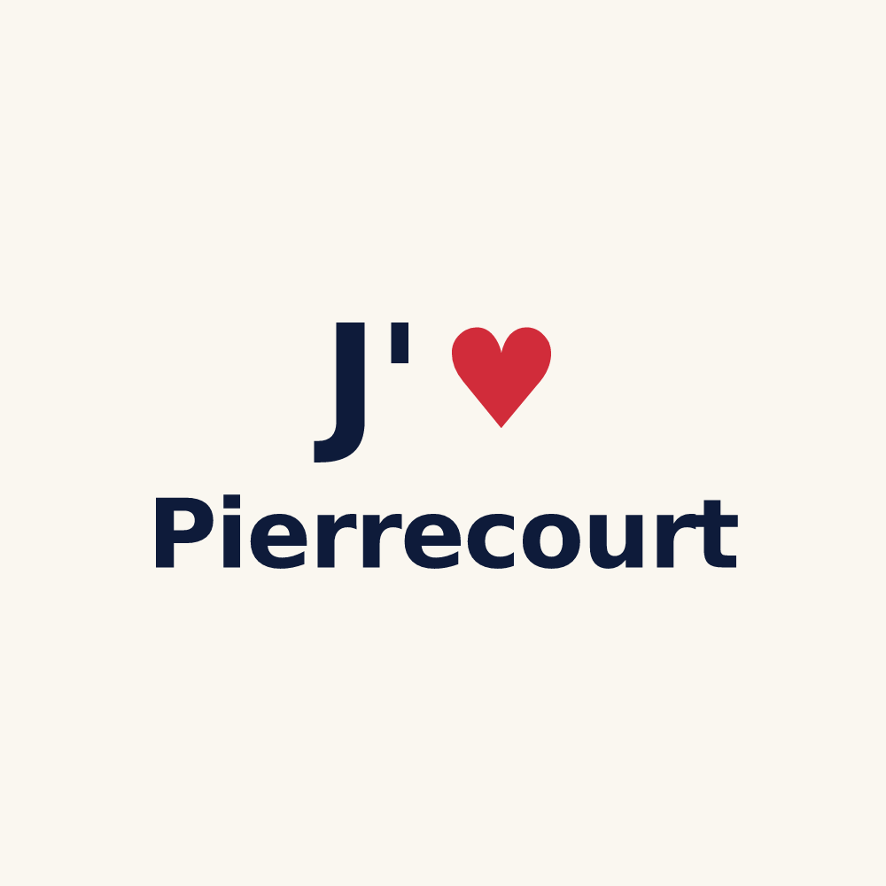 Tasse personnalisée Pierrecourt — design J'aime Pierrecourt