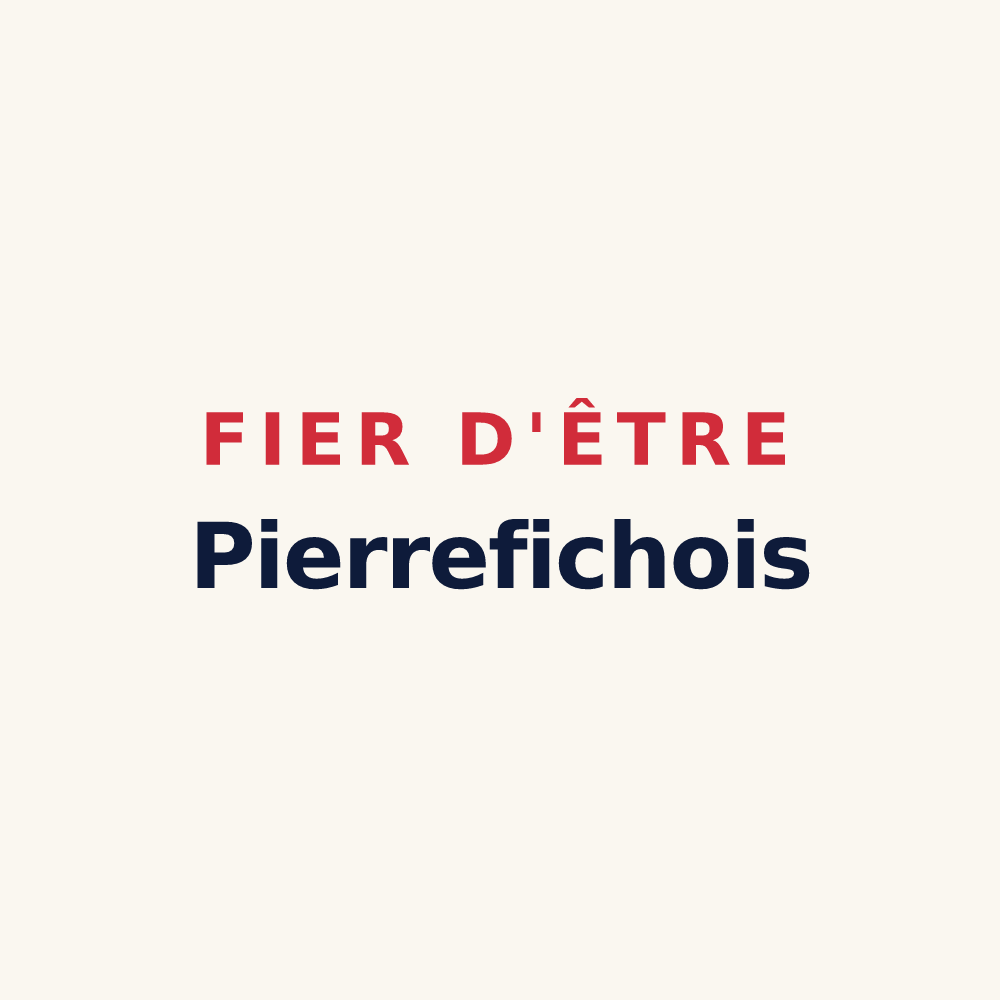Tasse « Fier d'être Pierrefichois » — design pour Pierrefiche