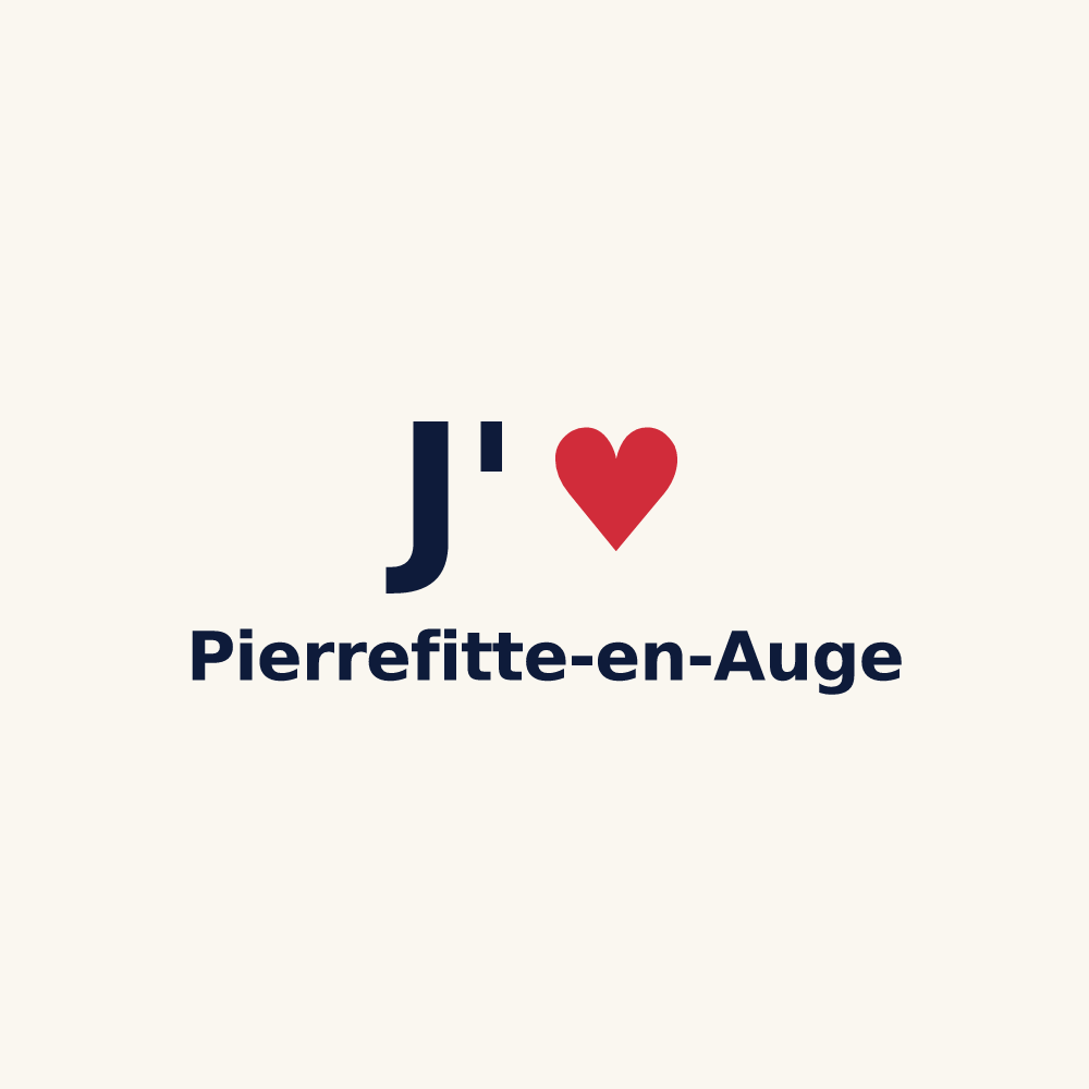 Tasse personnalisée Pierrefitte-en-Auge — design J'aime Pierrefitte-en-Auge