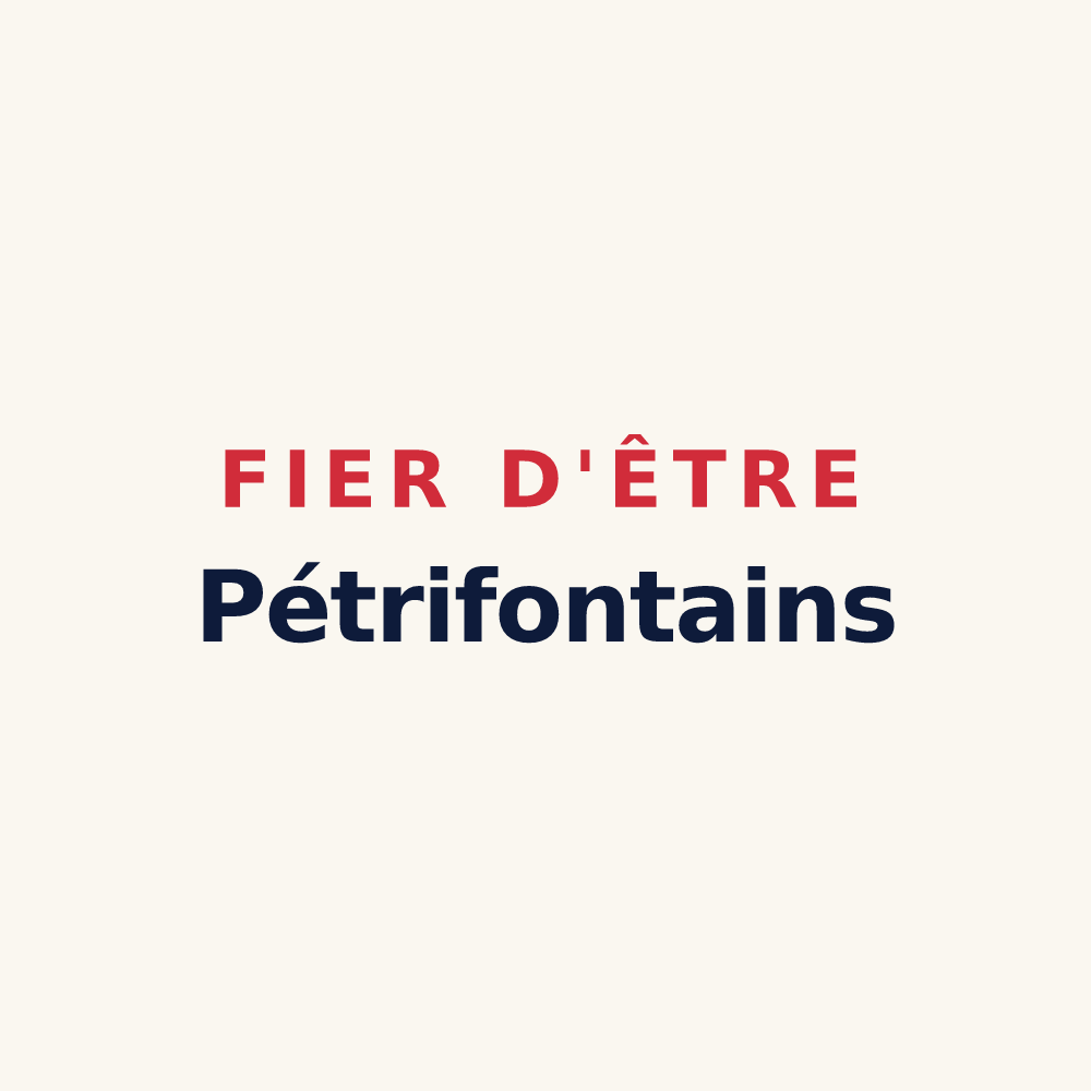 Tasse « Fier d'être Pétrifontains » — design pour Pierrefonds