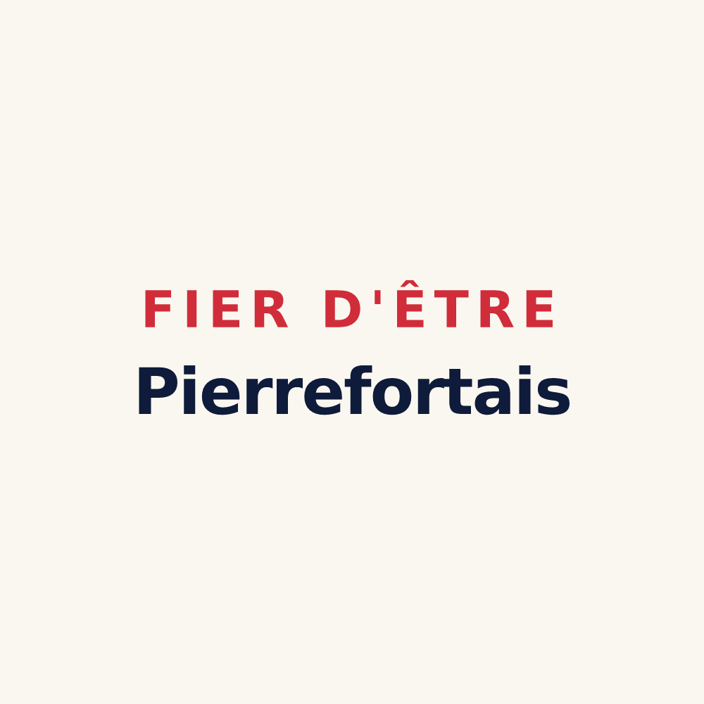Tasse « Fier d'être Pierrefortais » — design pour Pierrefort