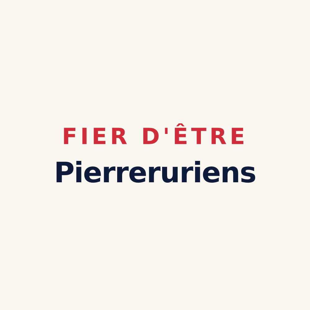 Tasse « Fier d'être Pierreruriens » — design pour Pierrerue