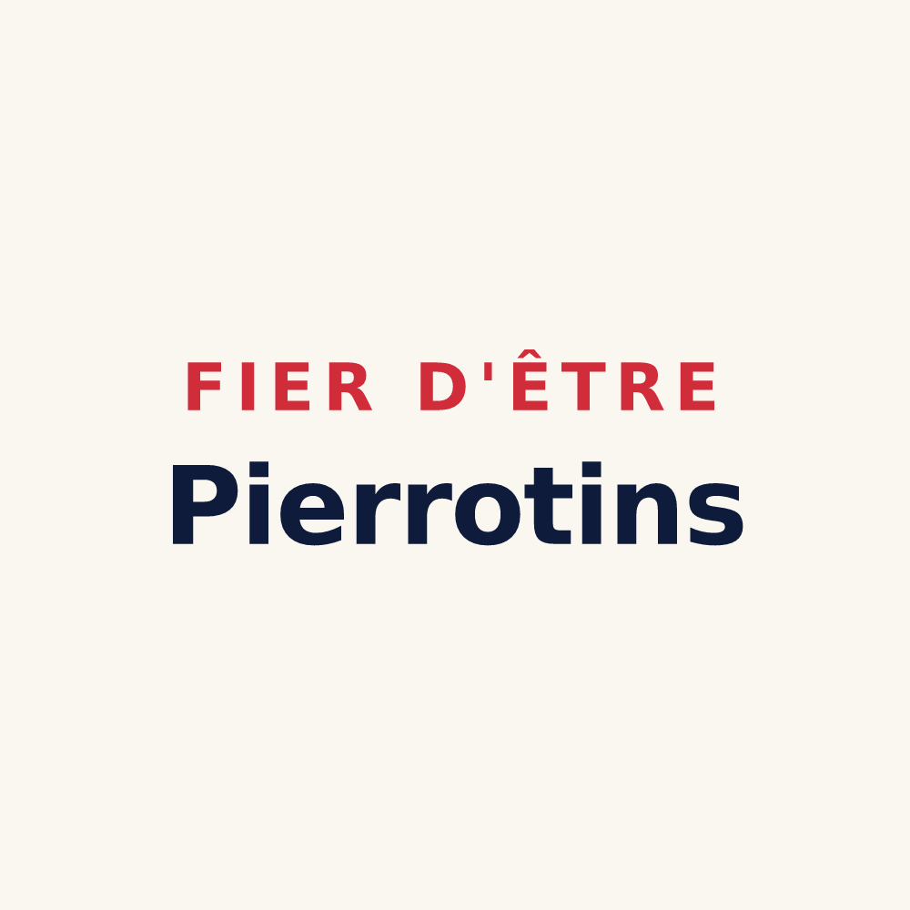 Tasse « Fier d'être Pierrotins » — design pour Pierres