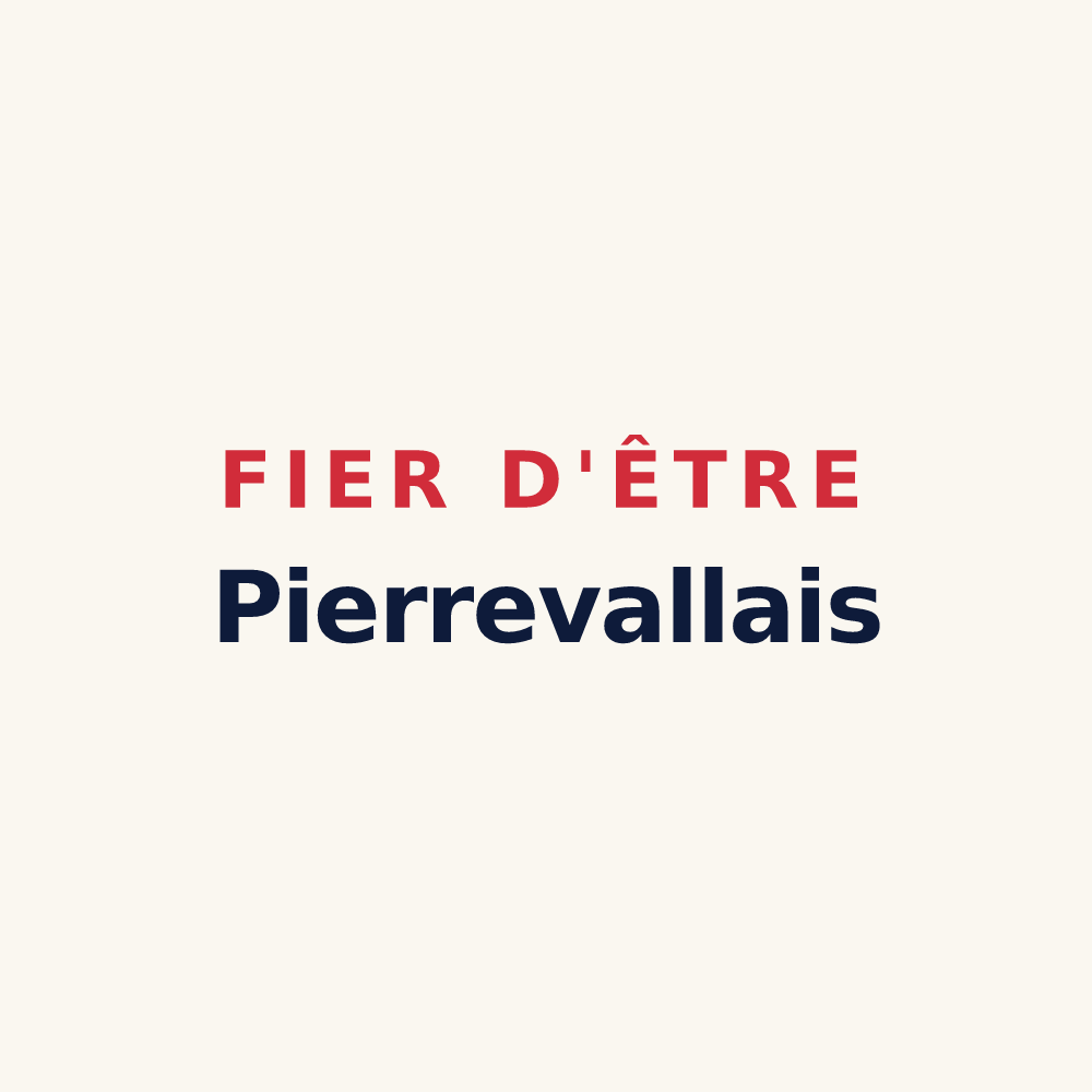 Tasse « Fier d'être Pierrevallais » — design pour Pierreval