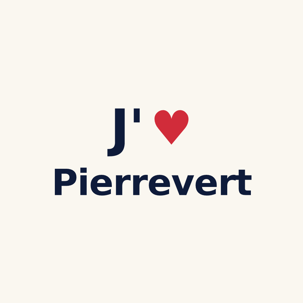 Tasse personnalisée Pierrevert — design J'aime Pierrevert