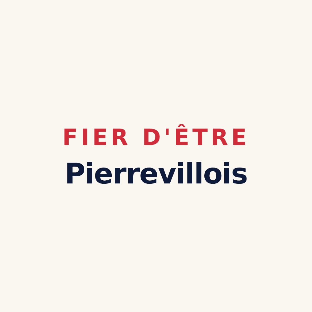 Tasse « Fier d'être Pierrevillois » — design pour Pierreville