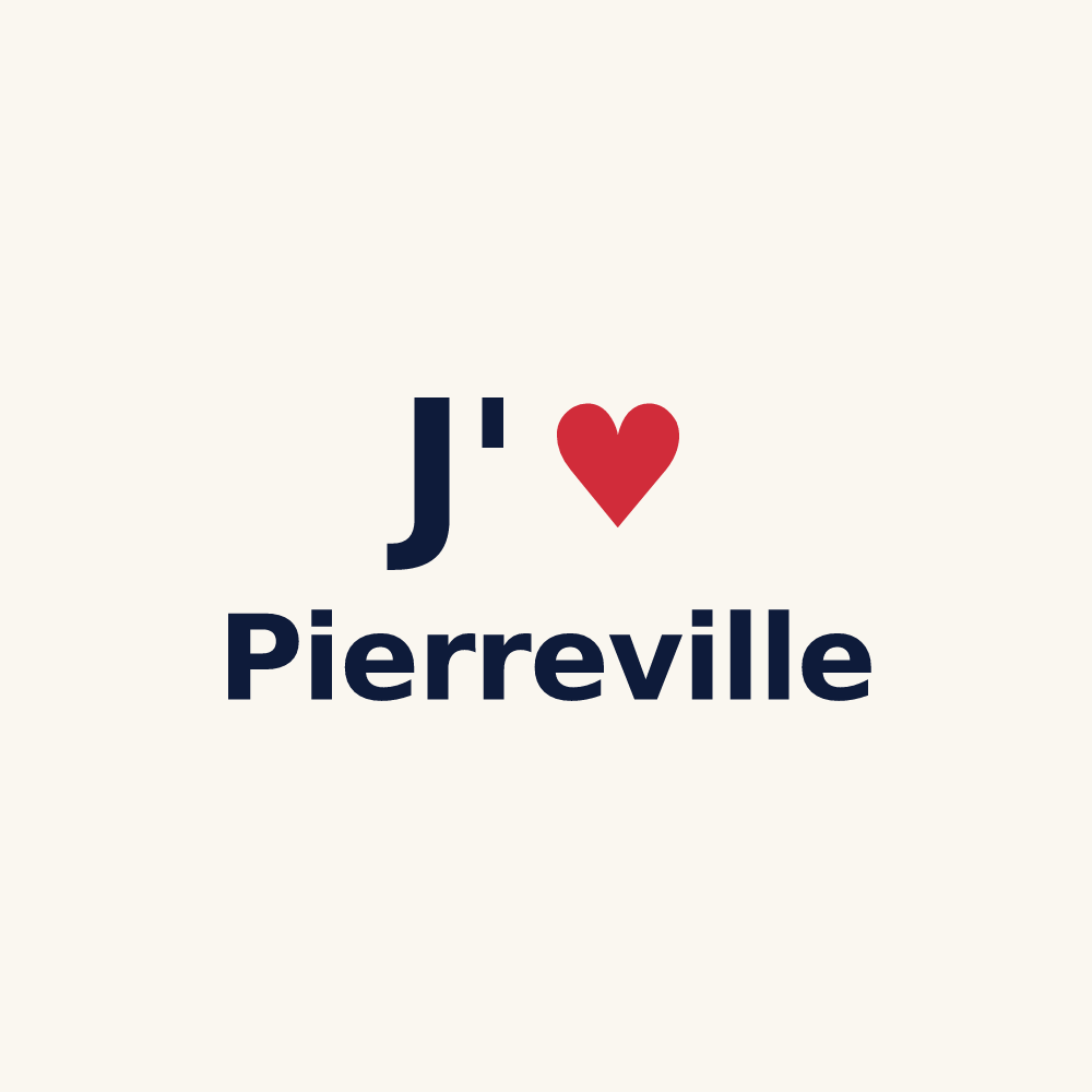 Tasse personnalisée Pierreville — design J'aime Pierreville