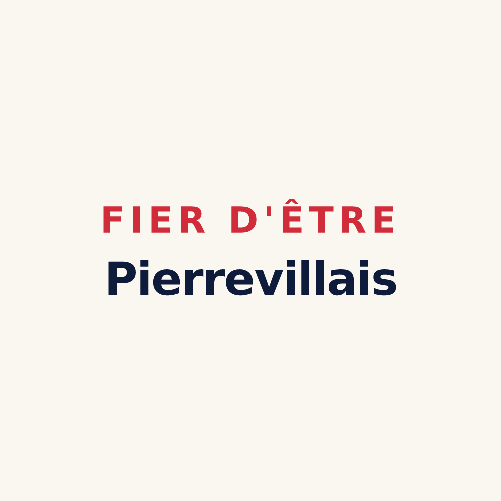 Tasse « Fier d'être Pierrevillais » — design pour Pierreville