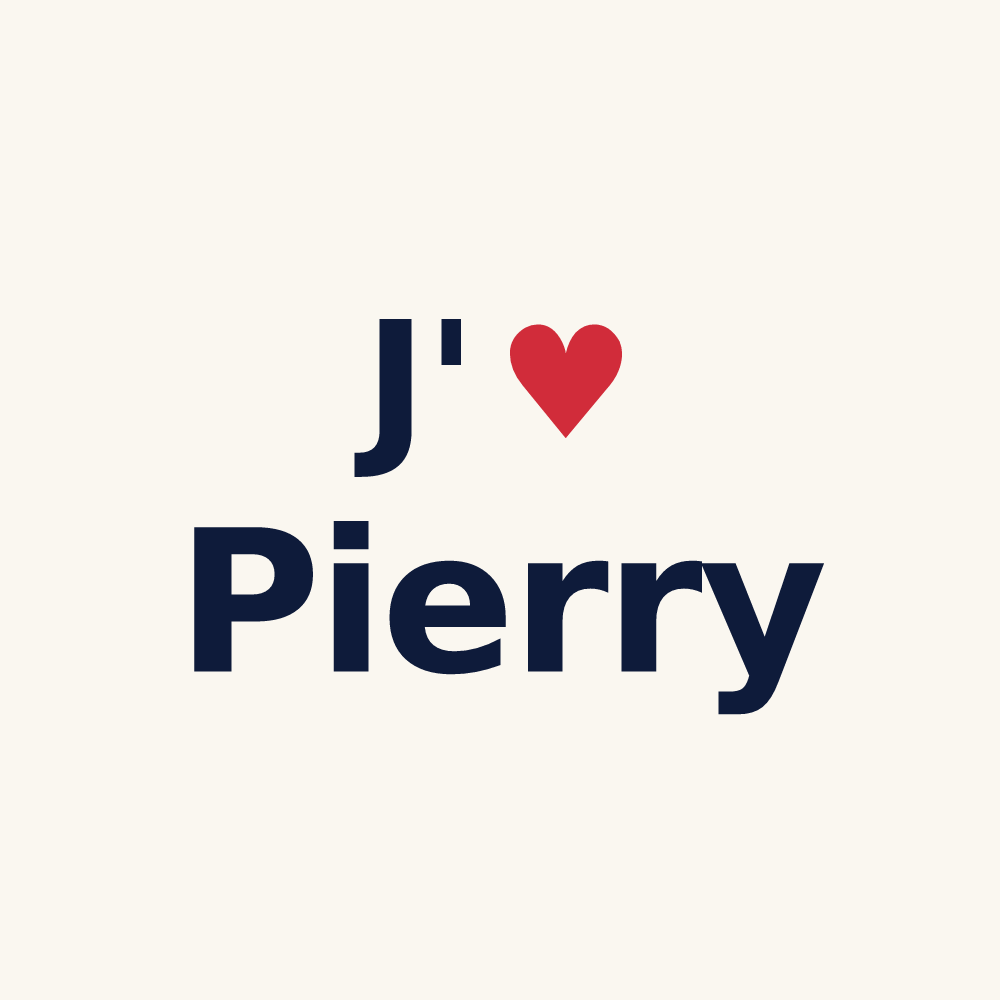 Tasse personnalisée Pierry — design J'aime Pierry