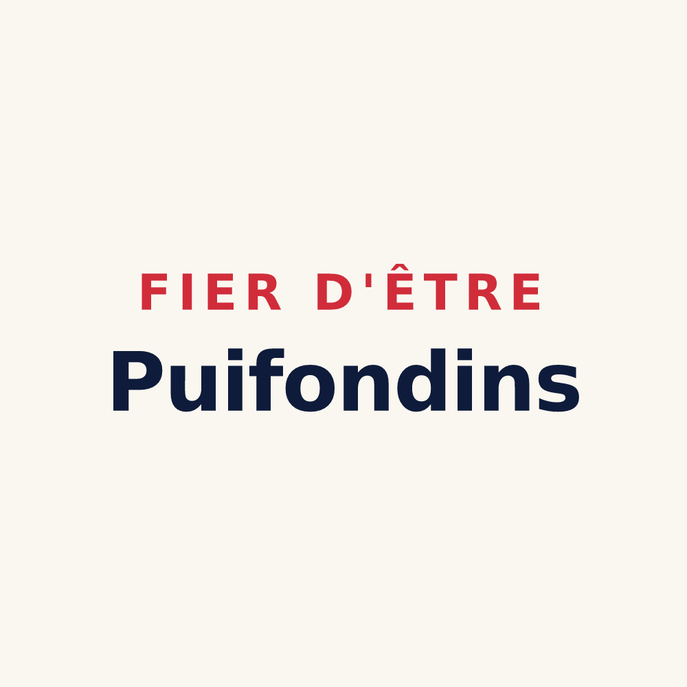 Tasse « Fier d'être Puifondins » — design pour Piffonds