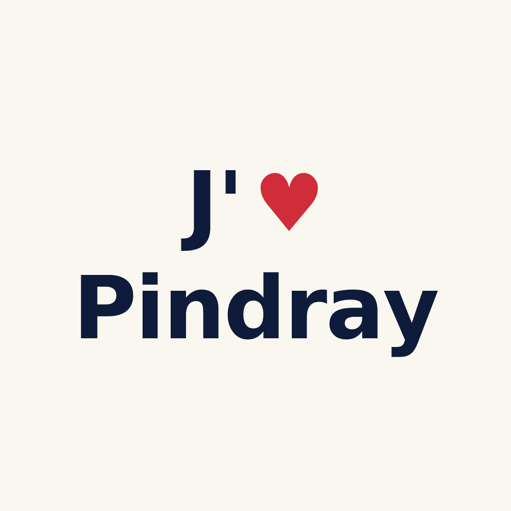 Tasse personnalisée Pindray — design J'aime Pindray