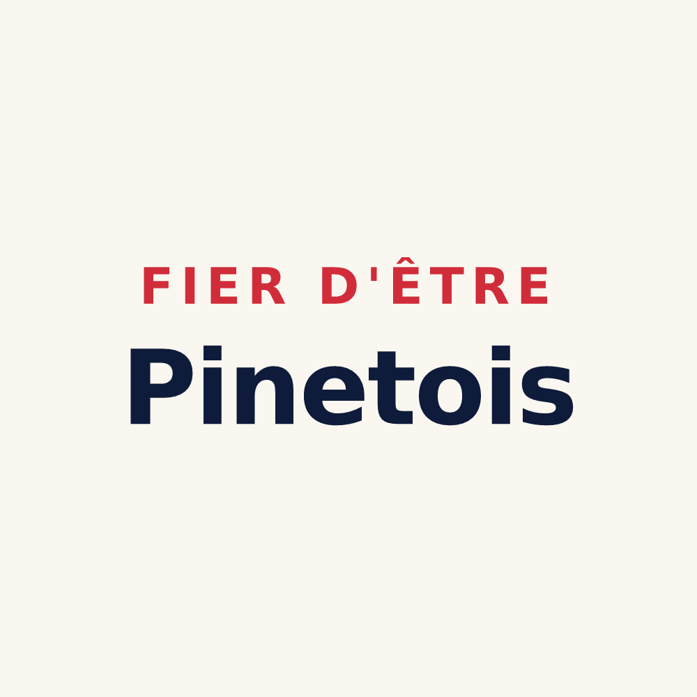 Tasse « Fier d'être Pinetois » — design pour Pinet