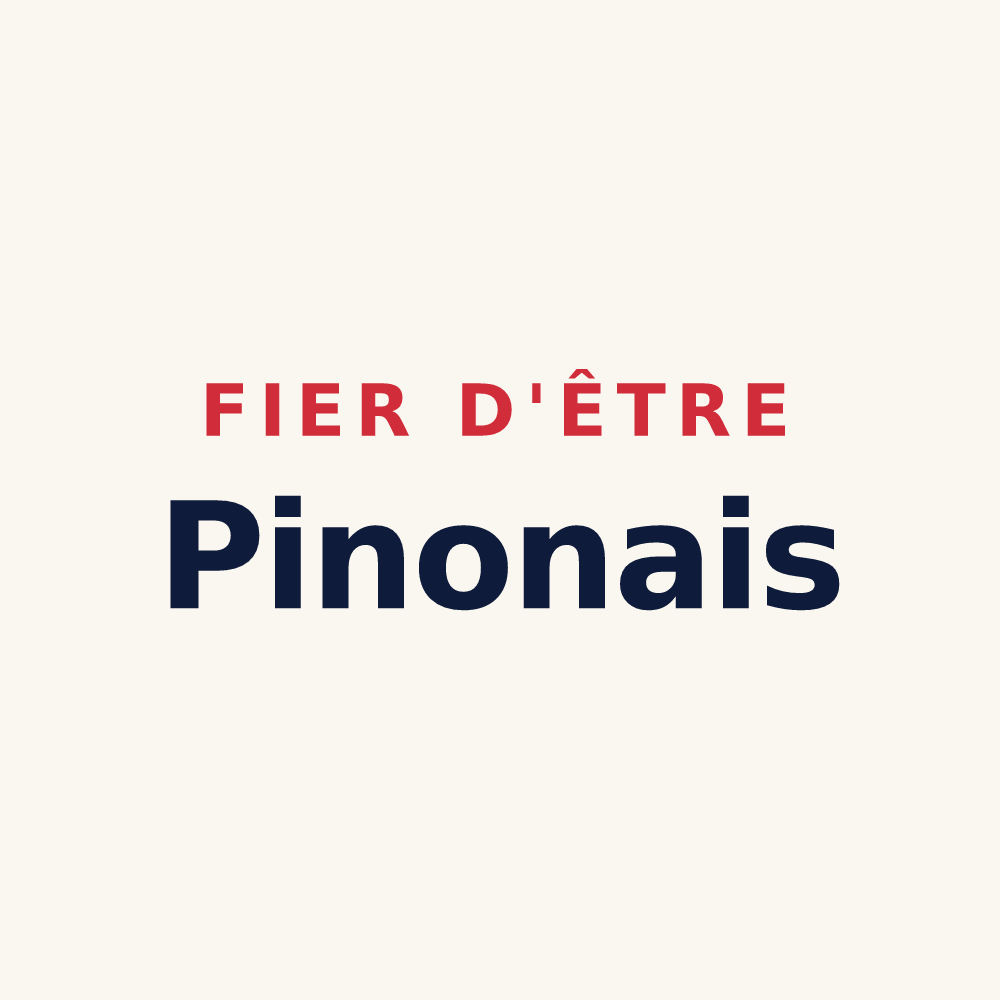 Tasse « Fier d'être Pinonais » — design pour Pinon