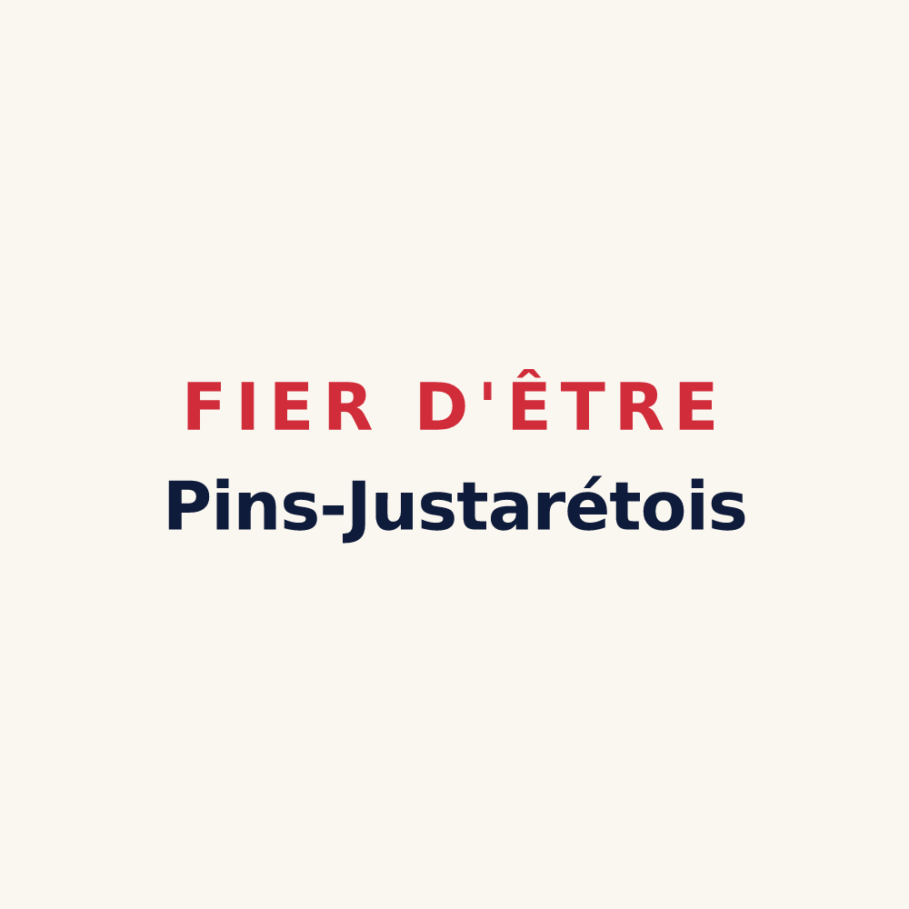 Tasse « Fier d'être Pins-Justarétois » — design pour Pins-Justaret