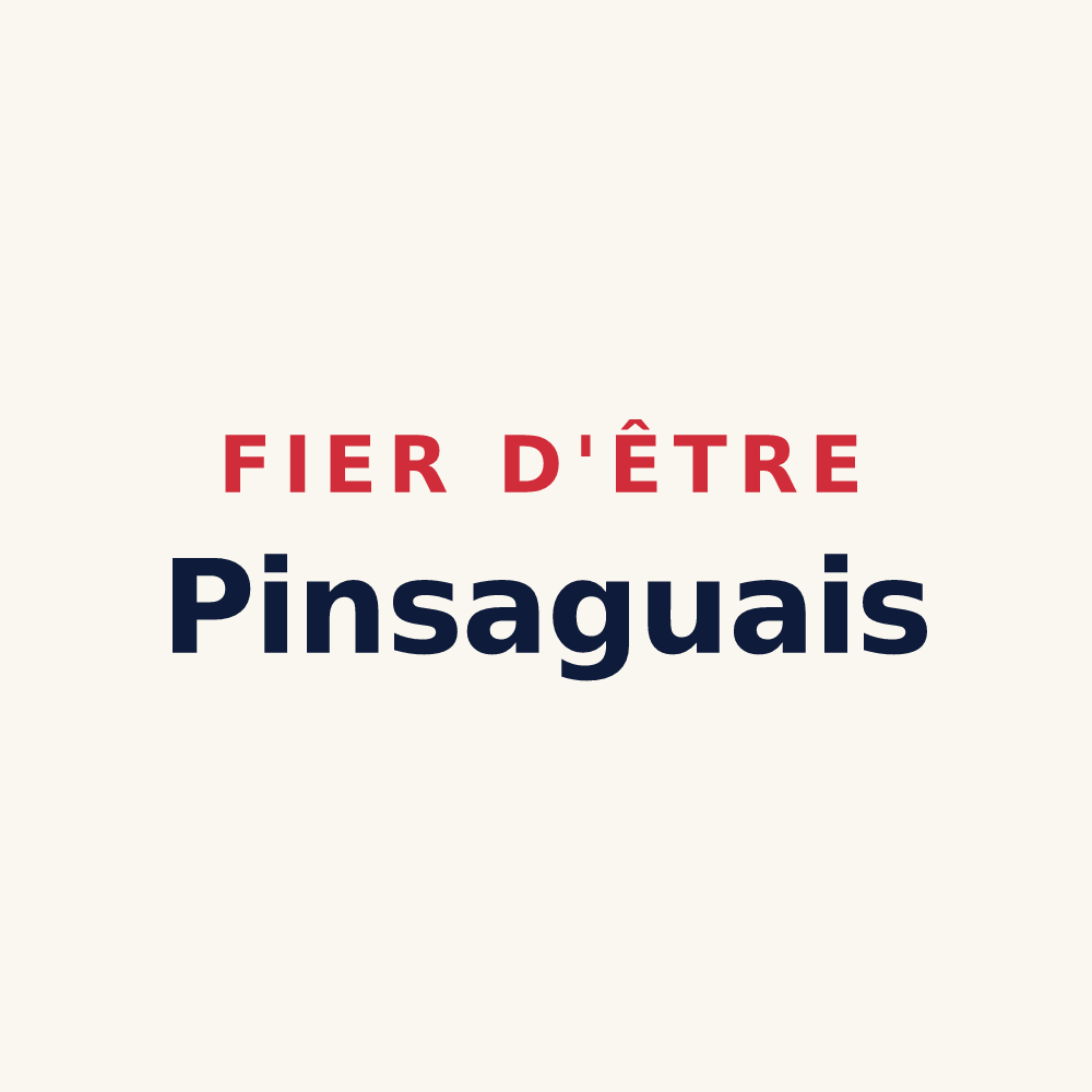 Tasse « Fier d'être Pinsaguais » — design pour Pinsac