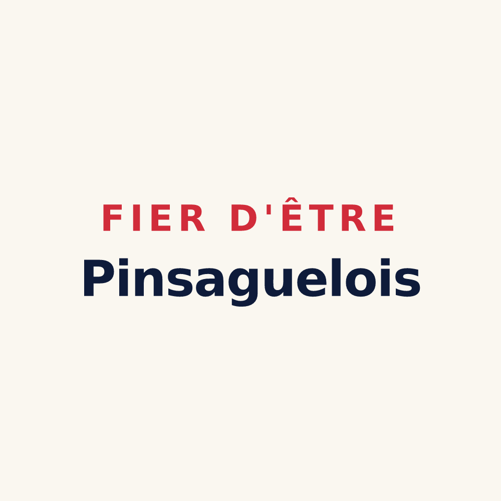 Tasse « Fier d'être Pinsaguelois » — design pour Pinsaguel