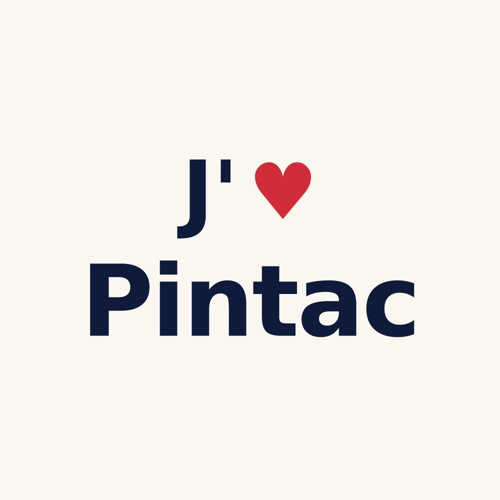 Tasse personnalisée Pintac — design J'aime Pintac