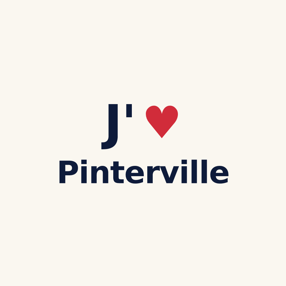 Tasse personnalisée Pinterville — design J'aime Pinterville