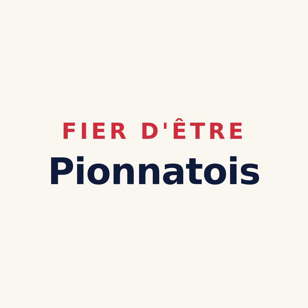 Tasse « Fier d'être Pionnatois » — design pour Pionnat