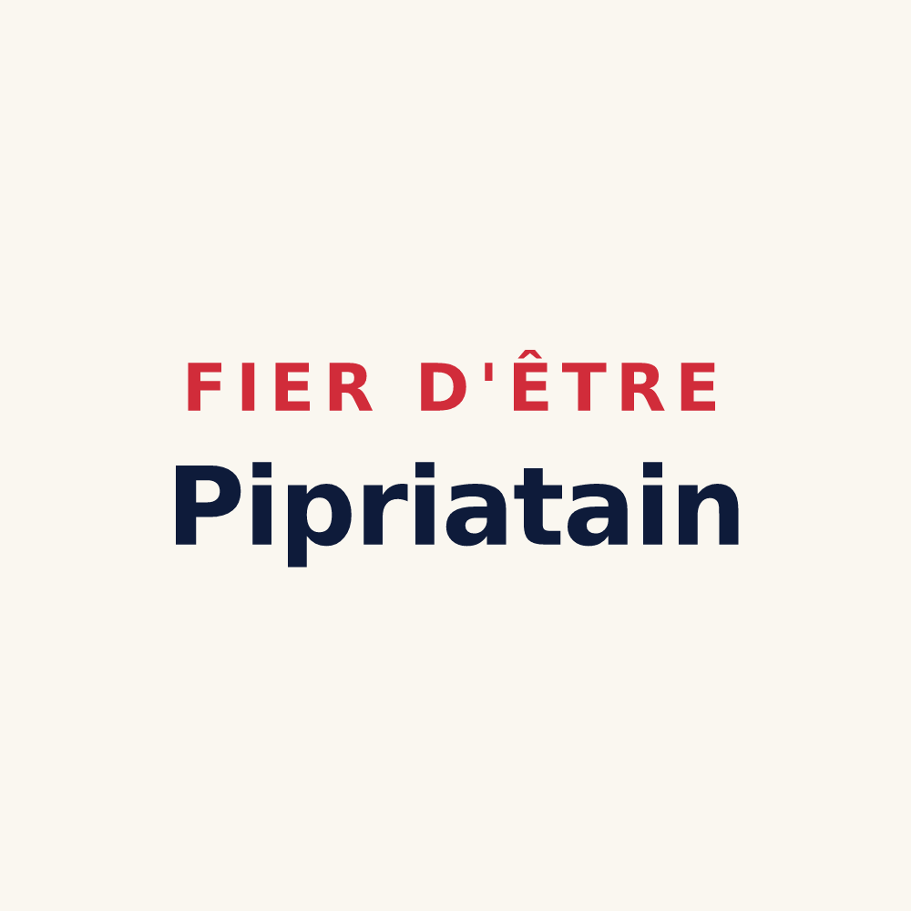 Tasse « Fier d'être Pipriatain » — design pour Pipriac