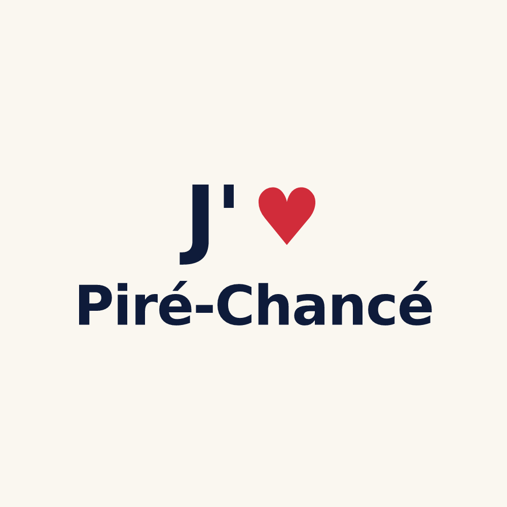 Tasse personnalisée Piré-Chancé — design J'aime Piré-Chancé