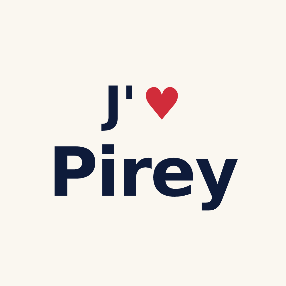 Tasse personnalisée Pirey — design J'aime Pirey