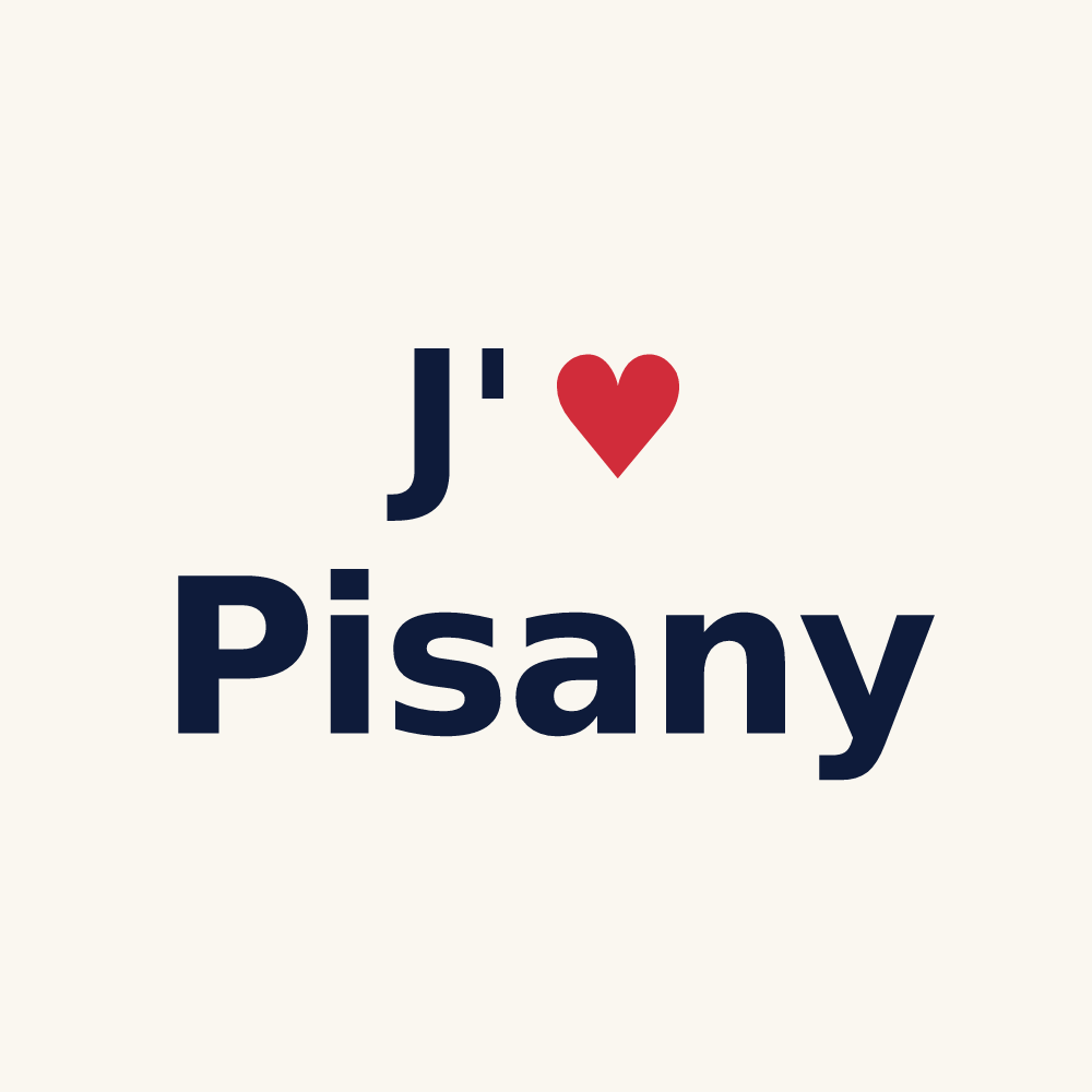 Tasse personnalisée Pisany — design J'aime Pisany