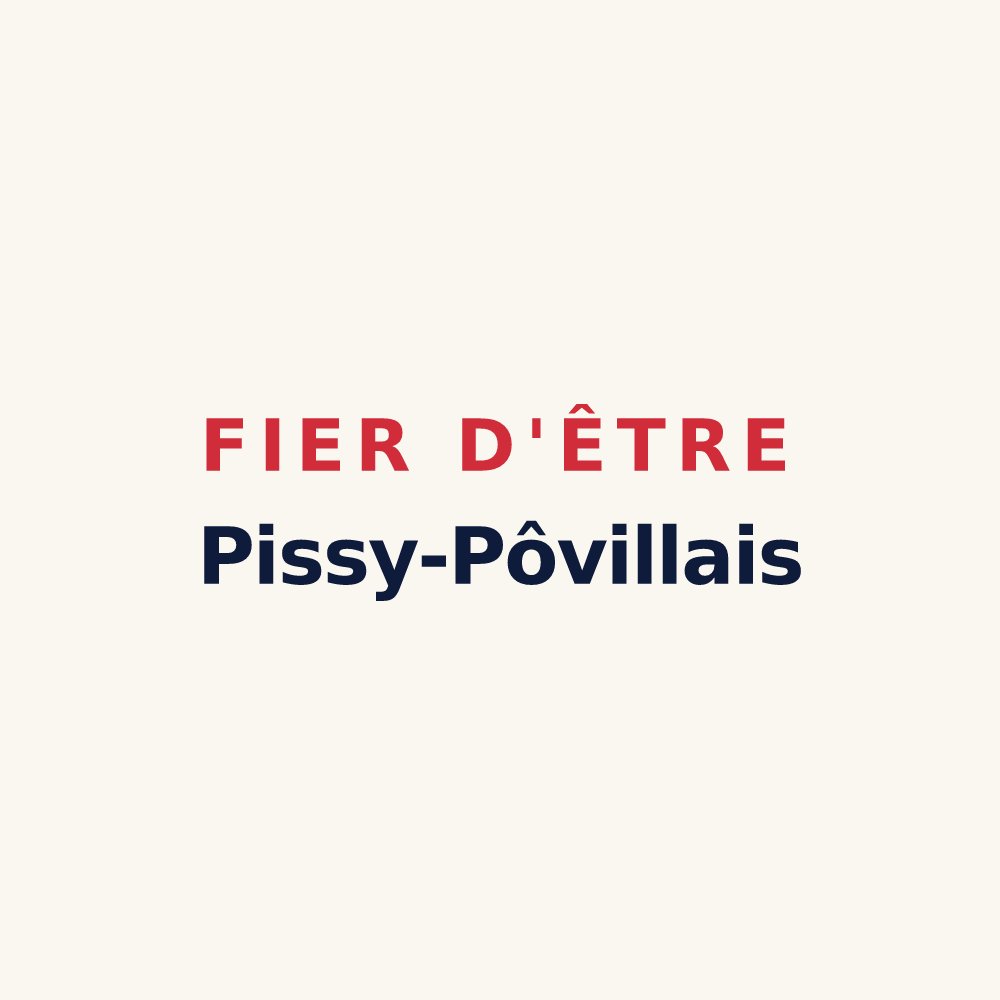 Tasse « Fier d'être Pissy-Pôvillais » — design pour Pissy-Pôville
