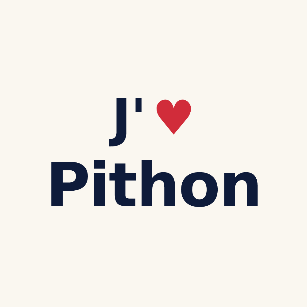 Tasse personnalisée Pithon — design J'aime Pithon